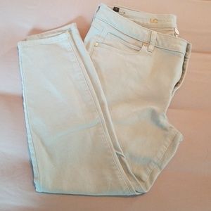 LC Lauren Conrad Mint skinny jeans